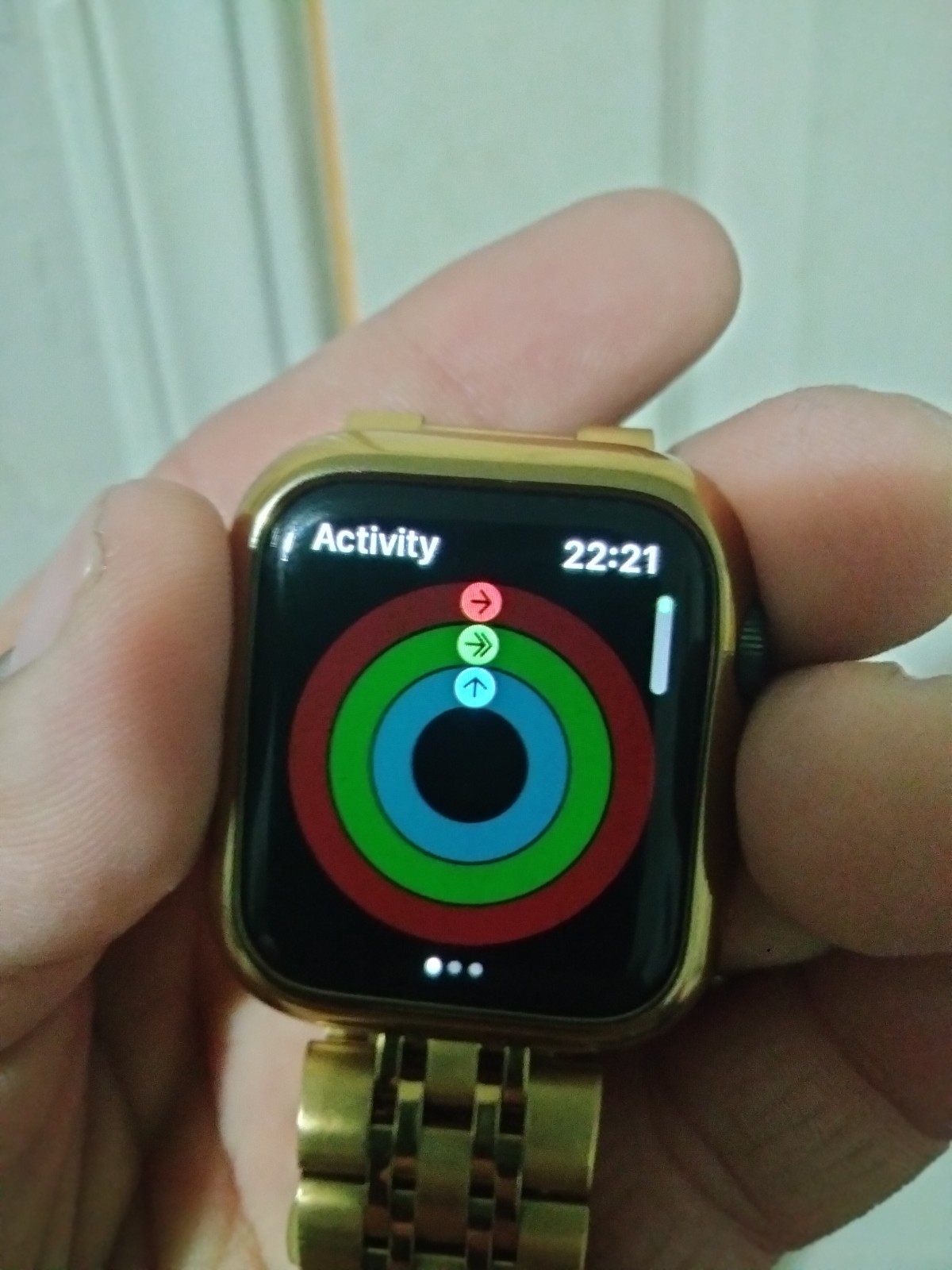 24K Gold Plated 44MM Apple Watch SERIES 4 Gold Links Band CUSTOM Free SB UNIQUE