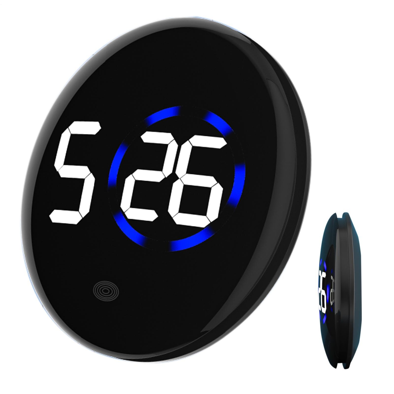 Car Clock LED Digital Kitchen Timer Waterproof Stick On Car Clock Truck
