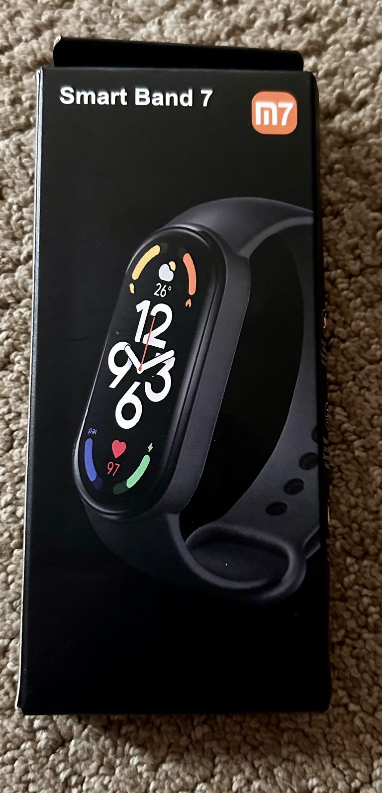 m7 Smart Band 7 Fitness Tracker Watch AMOLED SpO2 Bluetooth 50m Water Resistant