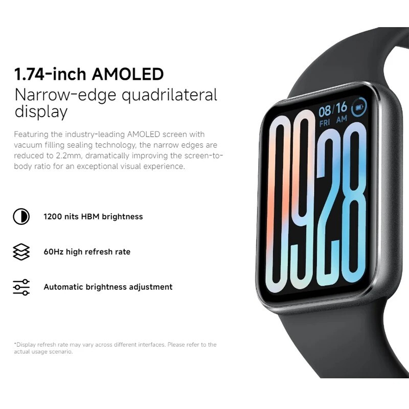 Xiaomi Smart Band 9 Pro Global Version AMOLED 21 days Battery Life Sleep Monitor