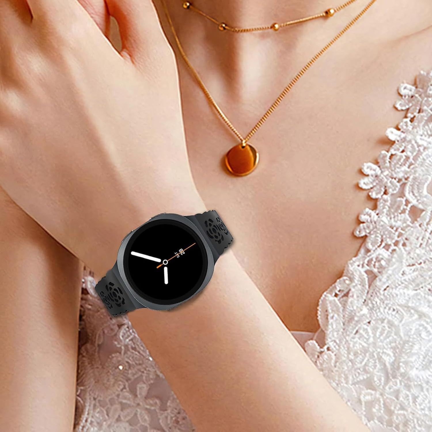 3 Pack Soft Silicone Strap Compatible with Samsung Galaxy Watch 8 40mm/44mm