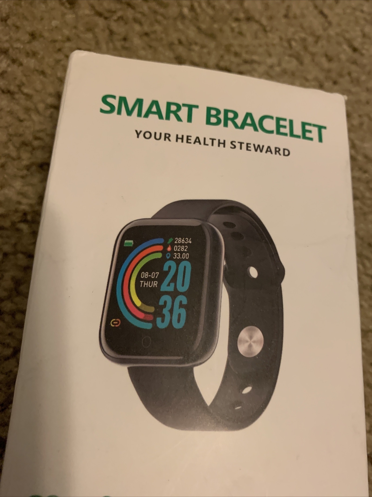 Smart Bracelet “Your Health Steward” Fitness Tracker/ Smart Health & HR Monitor