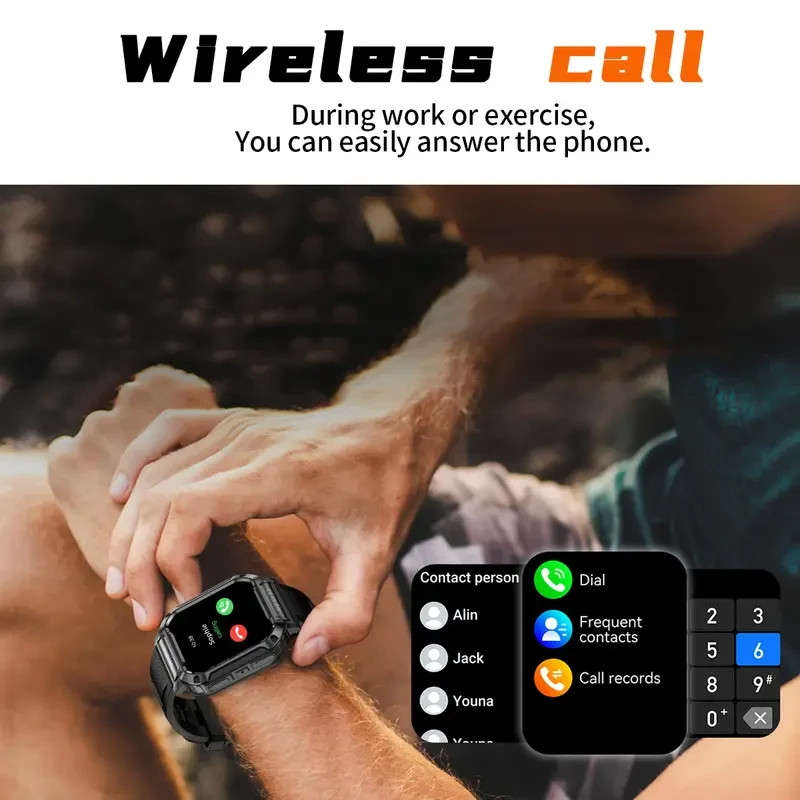 Smart watch, wireless calling/ dial, multi -Sport mode, calling reminder NK36