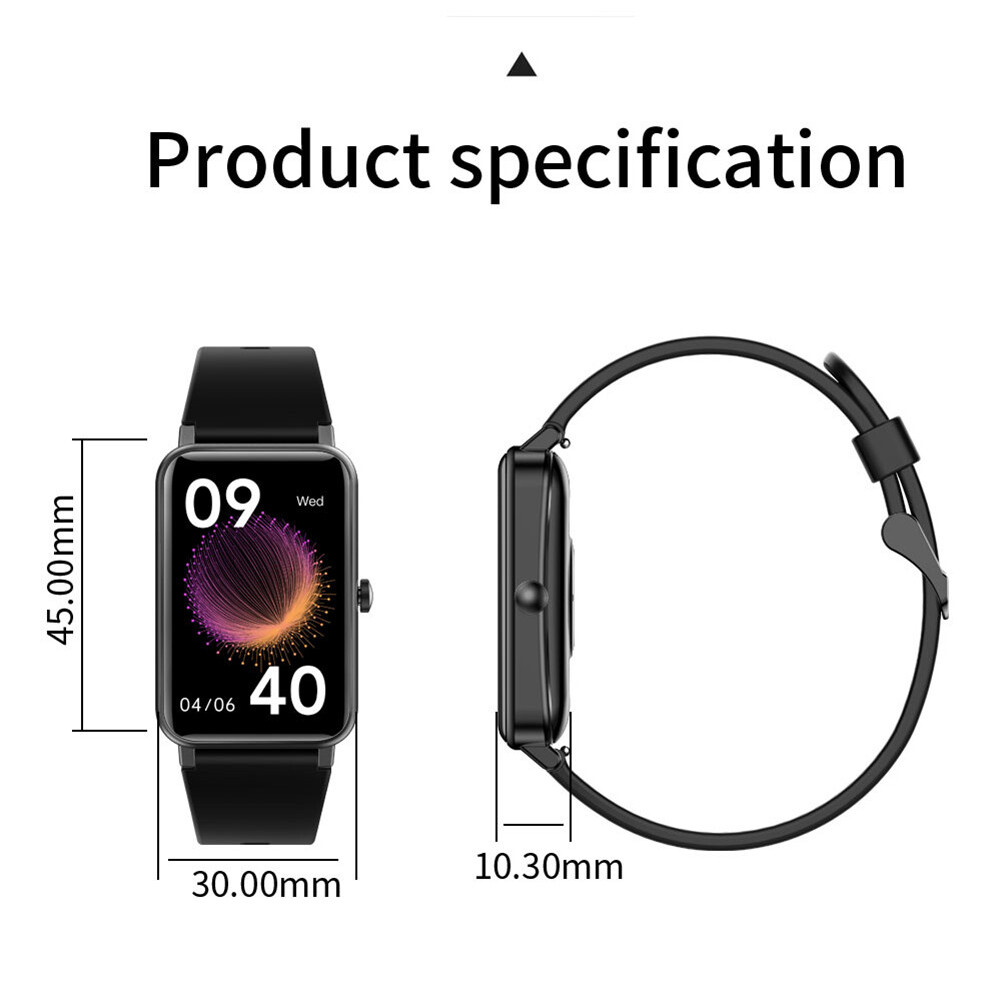 Smart Watch 1.57 Inch Touch Screen Sport Fitness Bracelet Smartwatch Waterproof