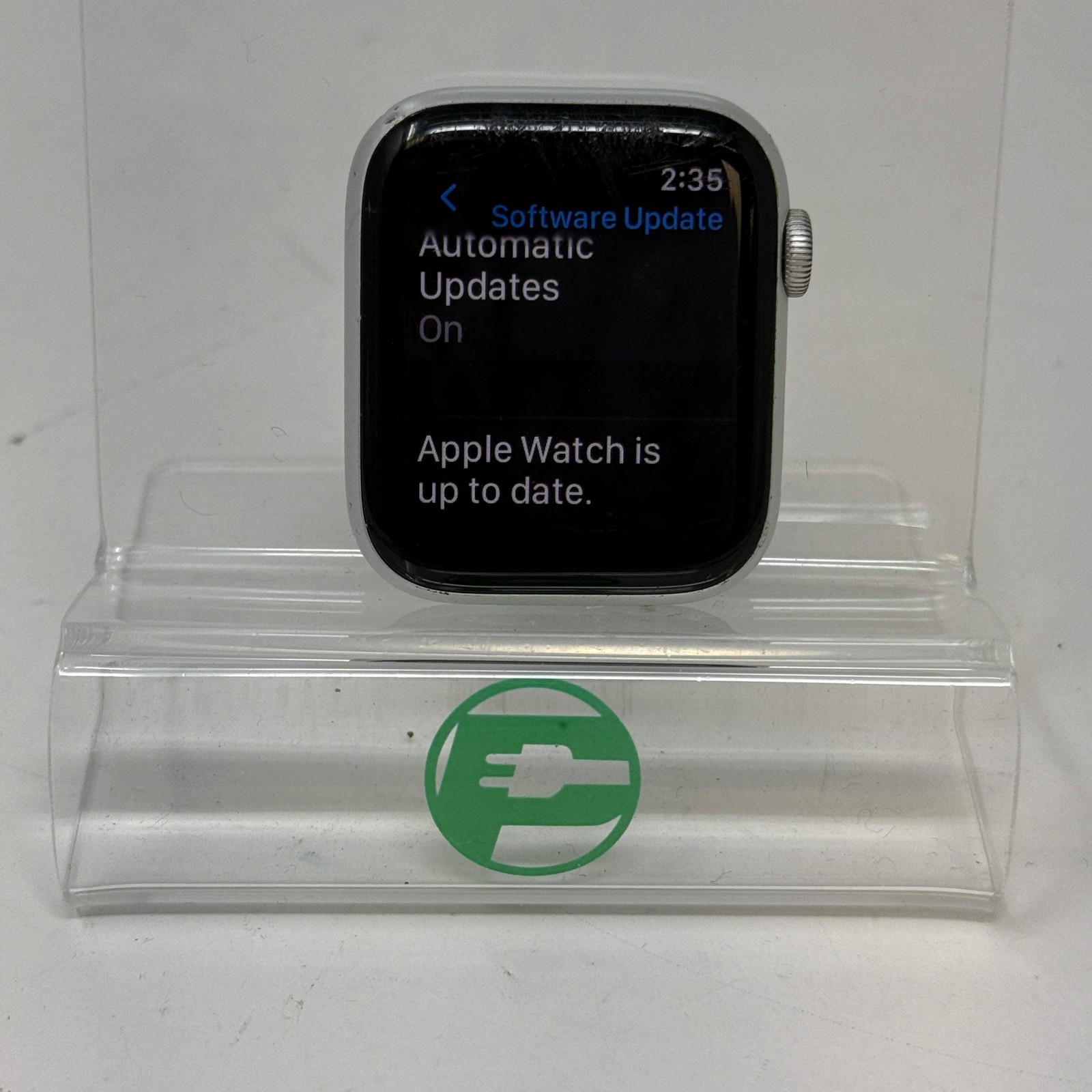 GPS Only Apple Watch SE 1st Gen 44MM Silver Aluminum A2352 Face Only