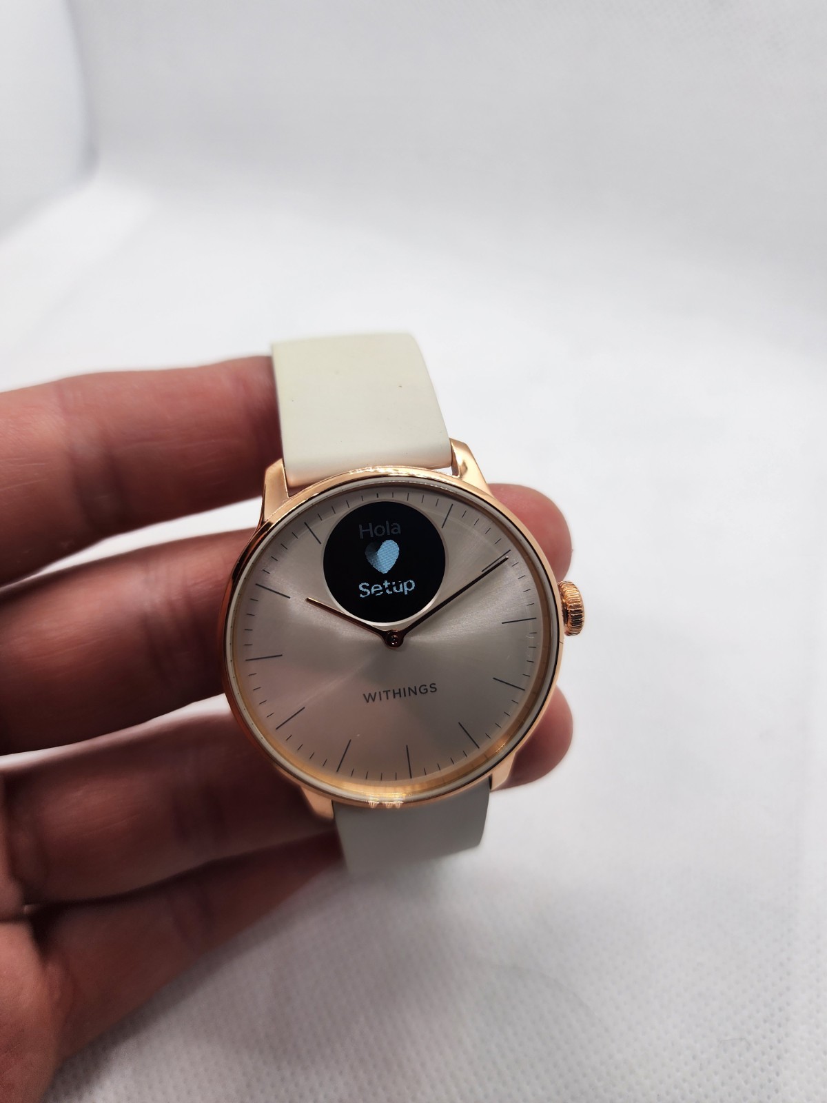 Withings ScanWatch Light – Sleep Monitor Smart Watch – Sand – 37mm