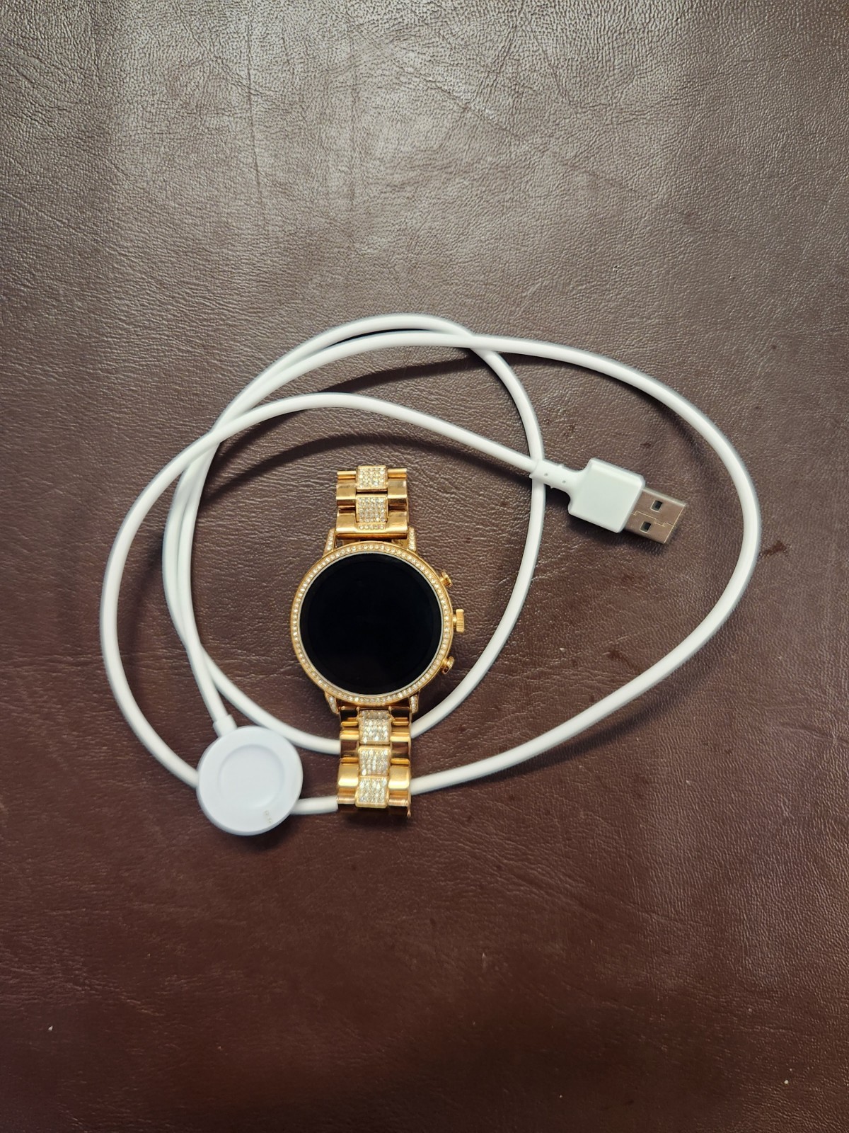 Rose Gold Fossil DW7F1 Smartwatch for Women