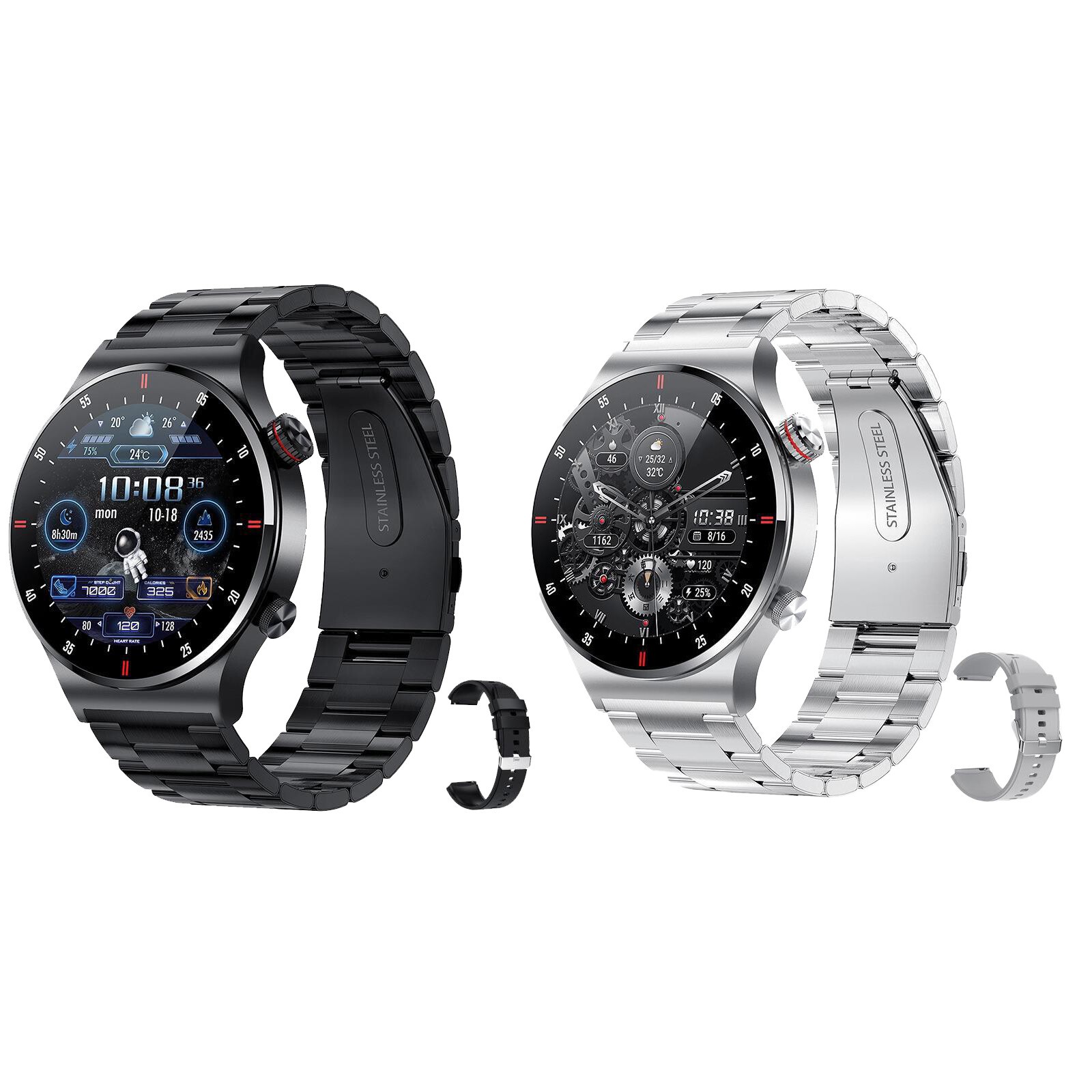 New Smart Watch Men Waterproof Smartwatch Bluetooth for iOS/AndroidEO