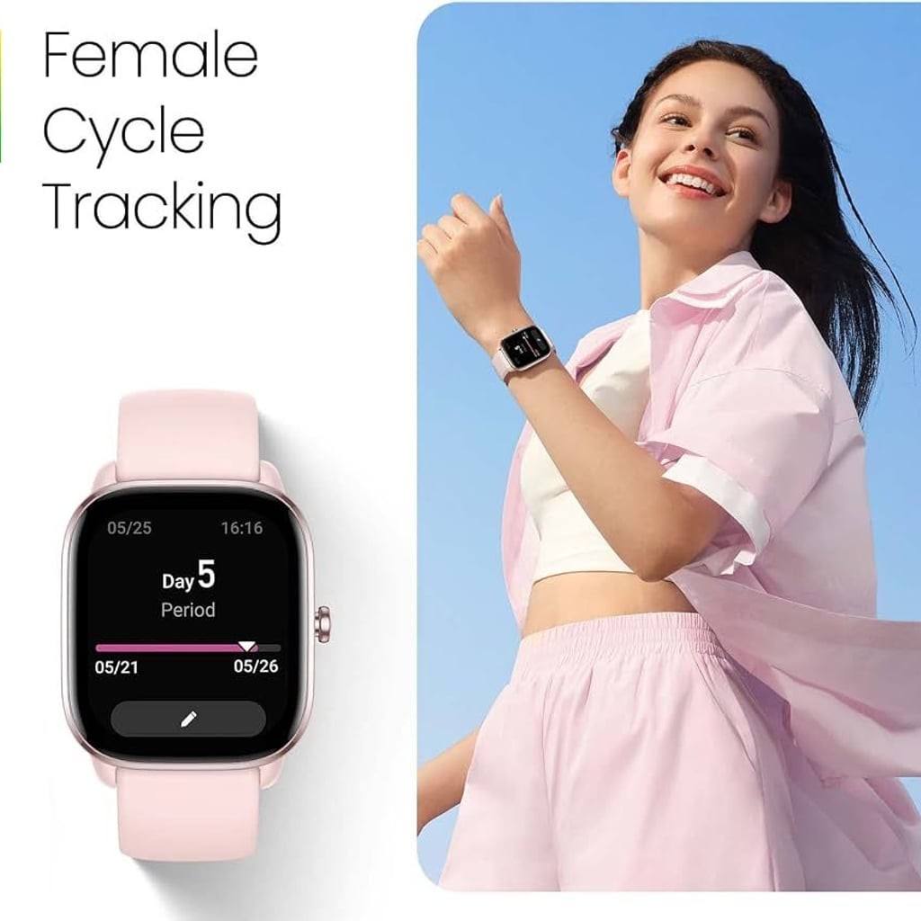 Amazfit GTS 4 Mini Smartwatch, Fitness Tracker with Alexa Built-in, GPS, and 120
