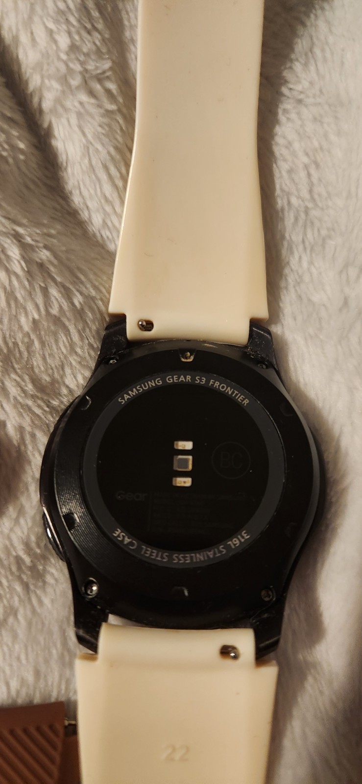 Samsung Galaxy Gear S3 Frontier Smart Watch SM- R760 GUC 46mm with accessories