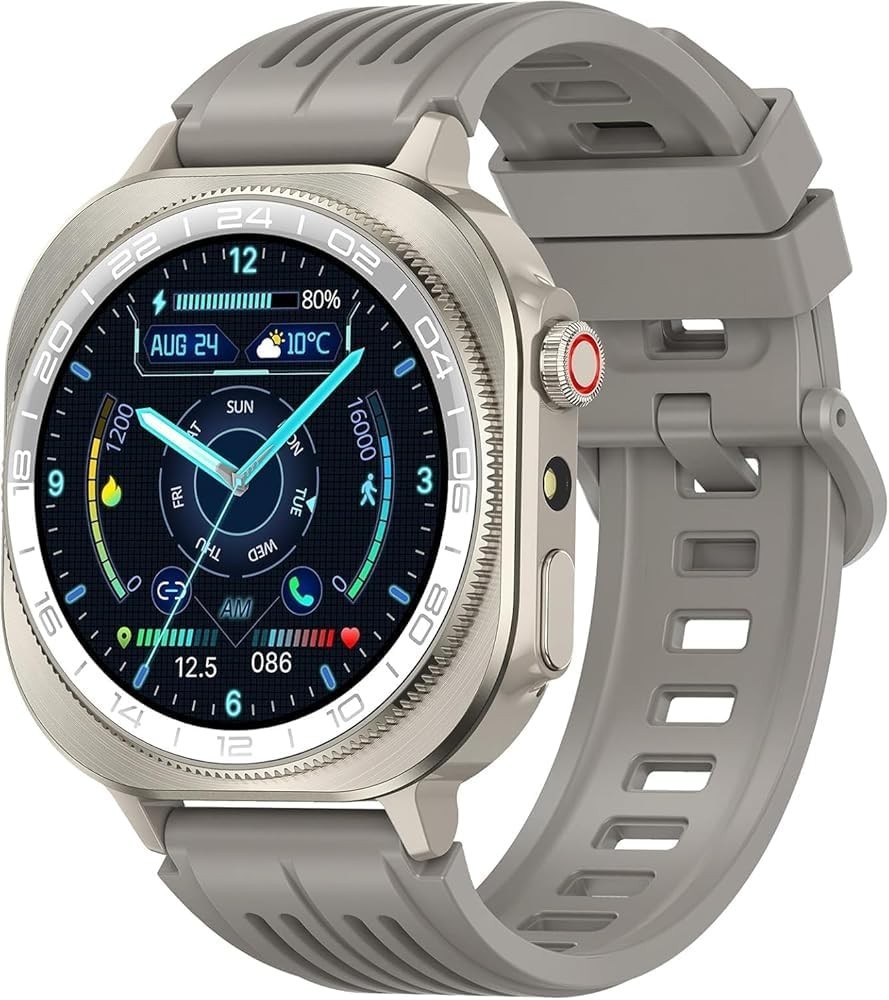 uaue T60 Military Smart Watch Men AMOLED 1.43″ IP68 Waterproof