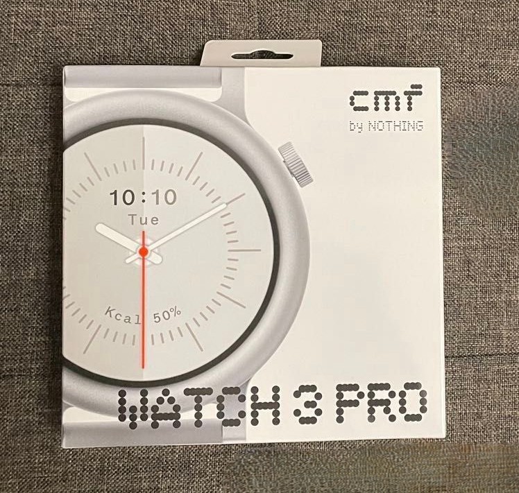 CMF by Nothing Watch 3 Pro Smartwatch AMOLED GPS Heart Rate Tracker Light Gray