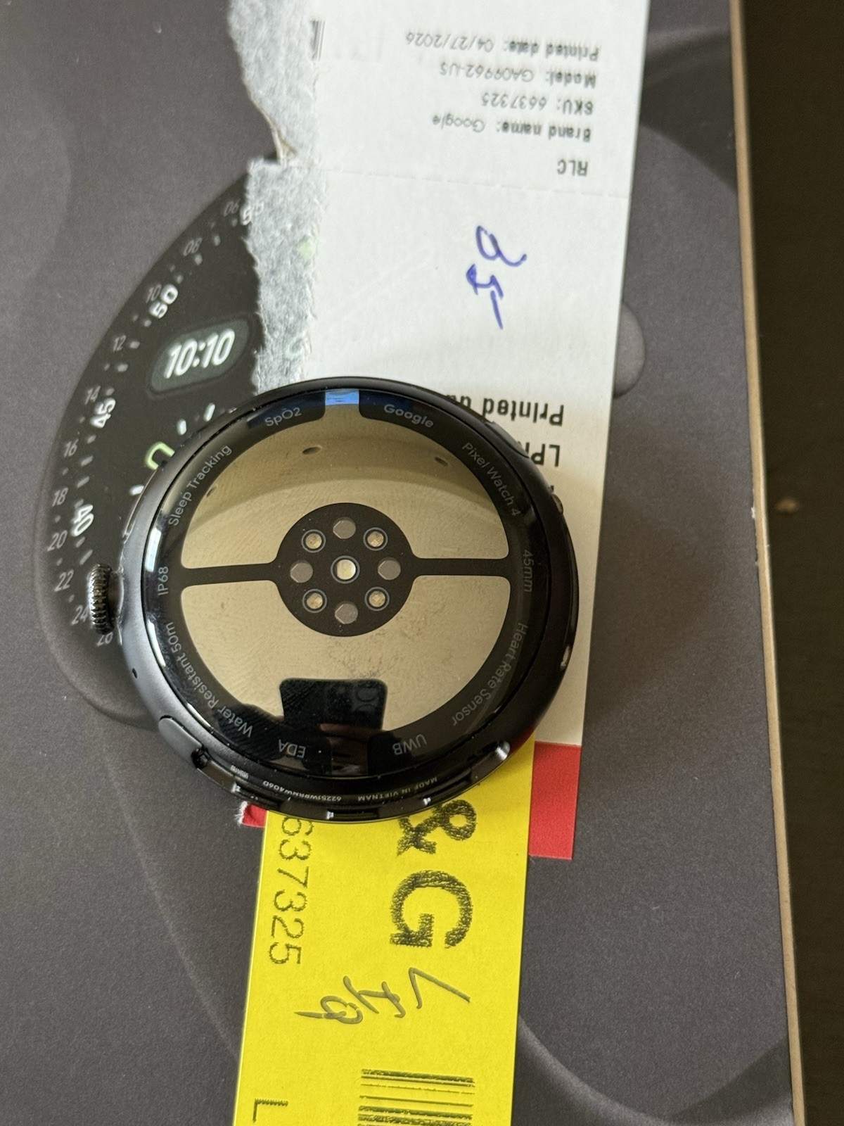 Google Pixel Watch 4 45mm Obsidian WiFi Smartwatch GA10840-US