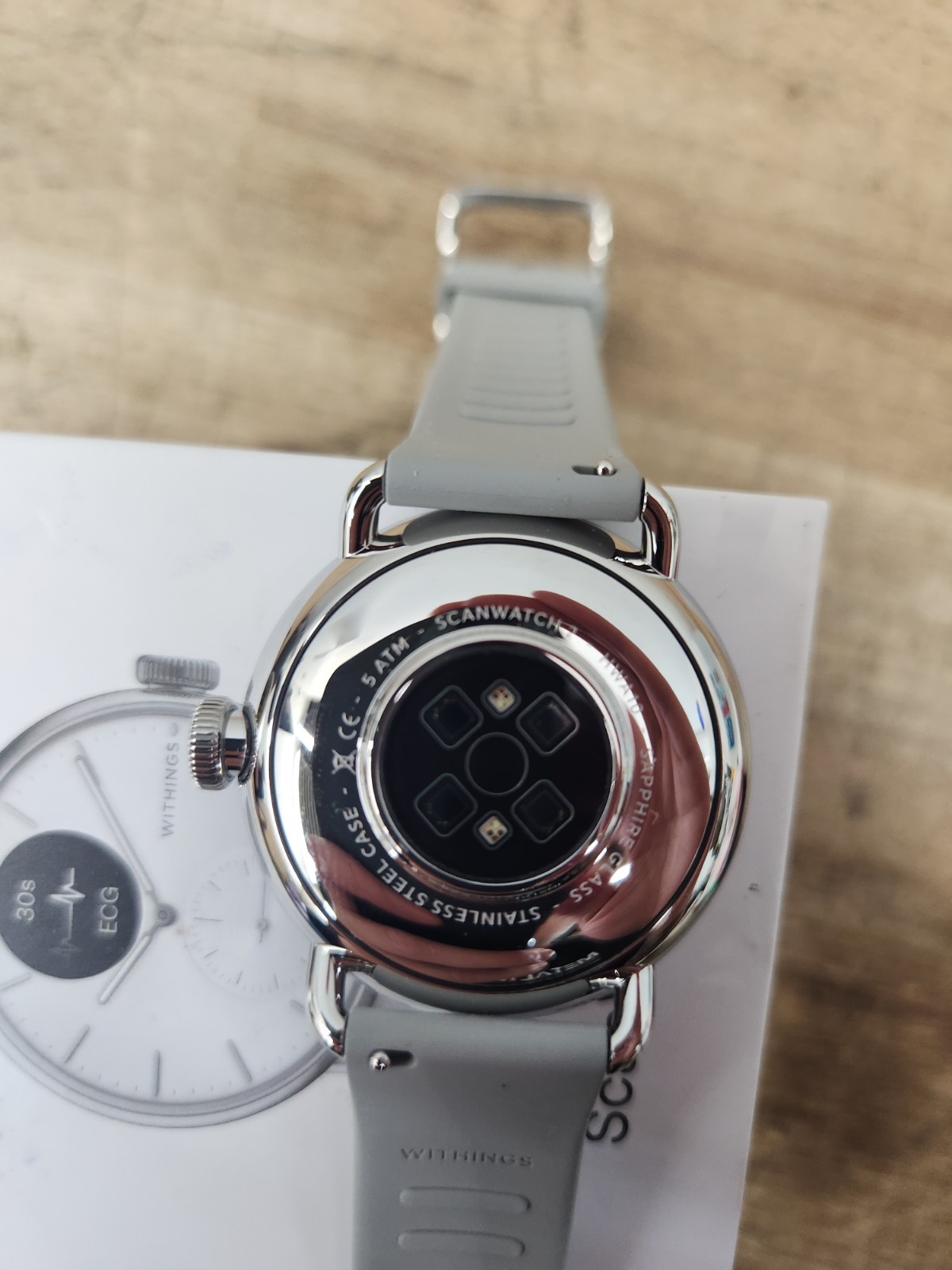Withings ScanWatch 2 38mm White Heart Health Hybrid Smartwatch -NEW/OPEN BOX-