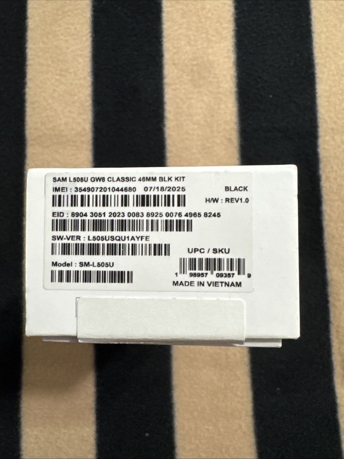 Samsung Galaxy Watch8 Classic 46mm (SM-L505U) LTE | Bluetooth | Wi-Fi – NEW!