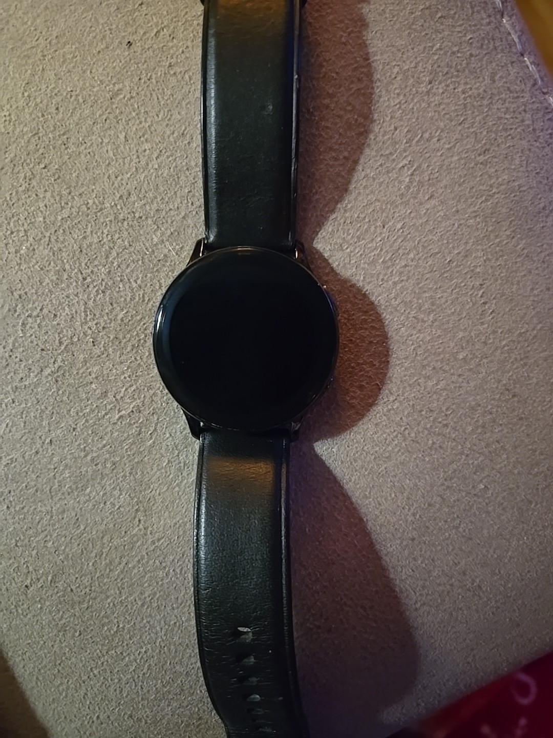 Samsung Galaxy Watch Active 2 SM-R835 40mm Stainless Steel Case with Leather…