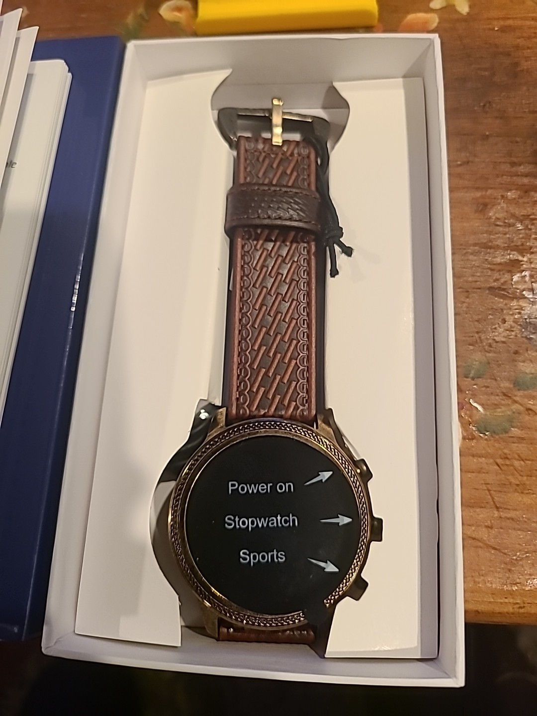Wrangler Smart Watch I Phone Or Android Men’s Leather Band