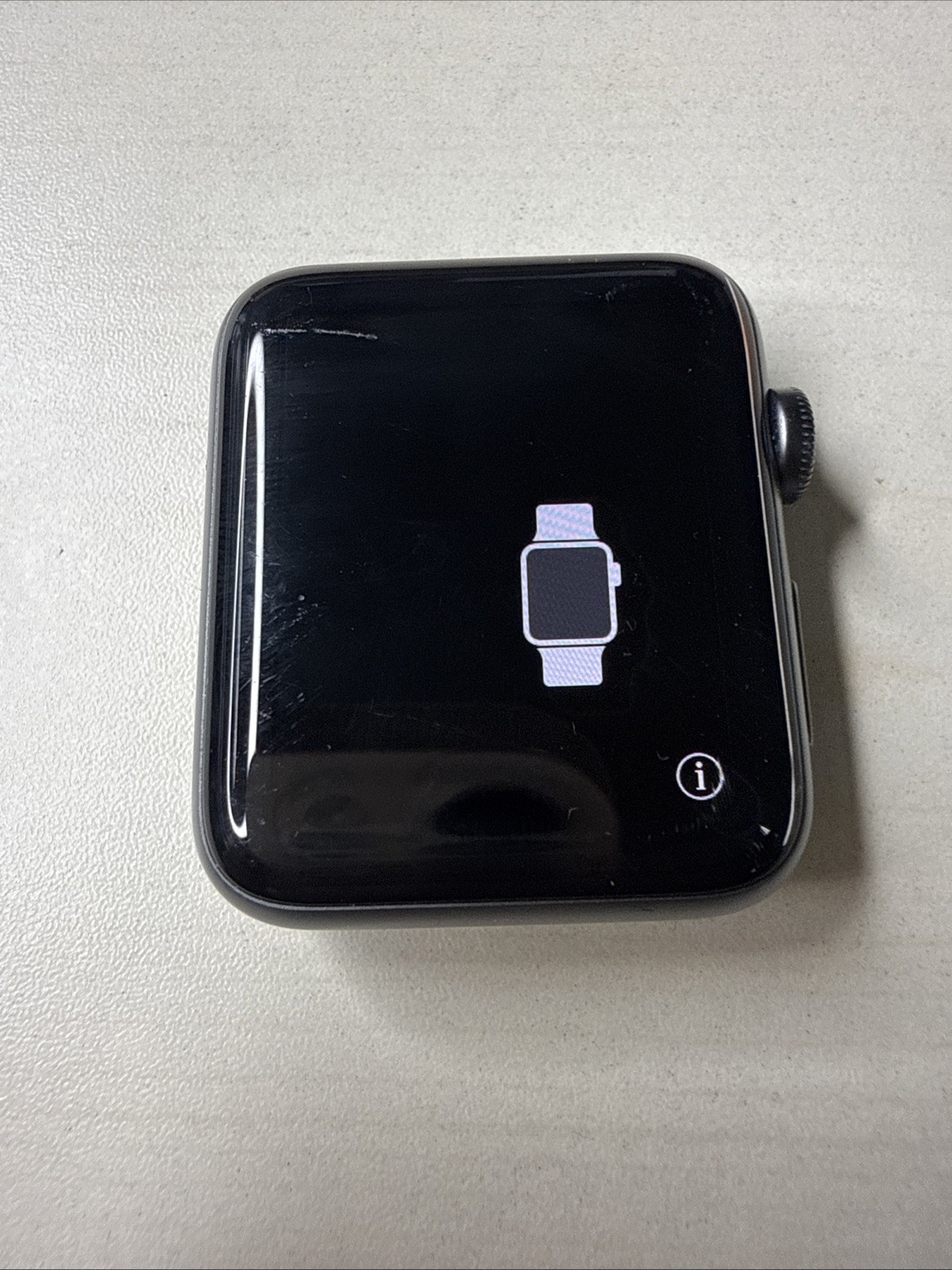 Apple Watch Series 3 42mm A1859 GPS Space Gray Aluminum Watch Face Only
