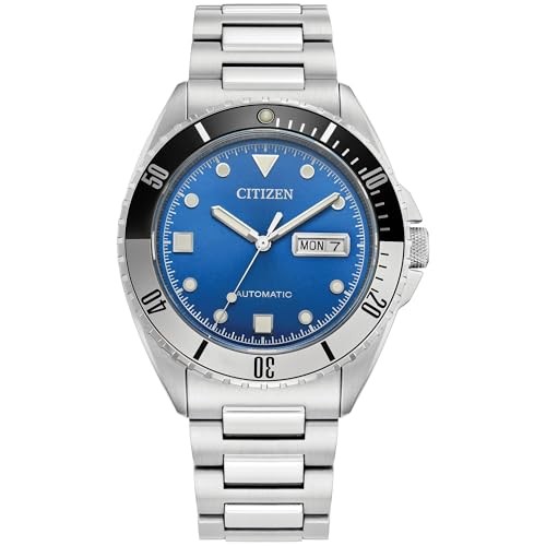 Citizen Men’s Silver Tone Watch NH7530-52M NEW