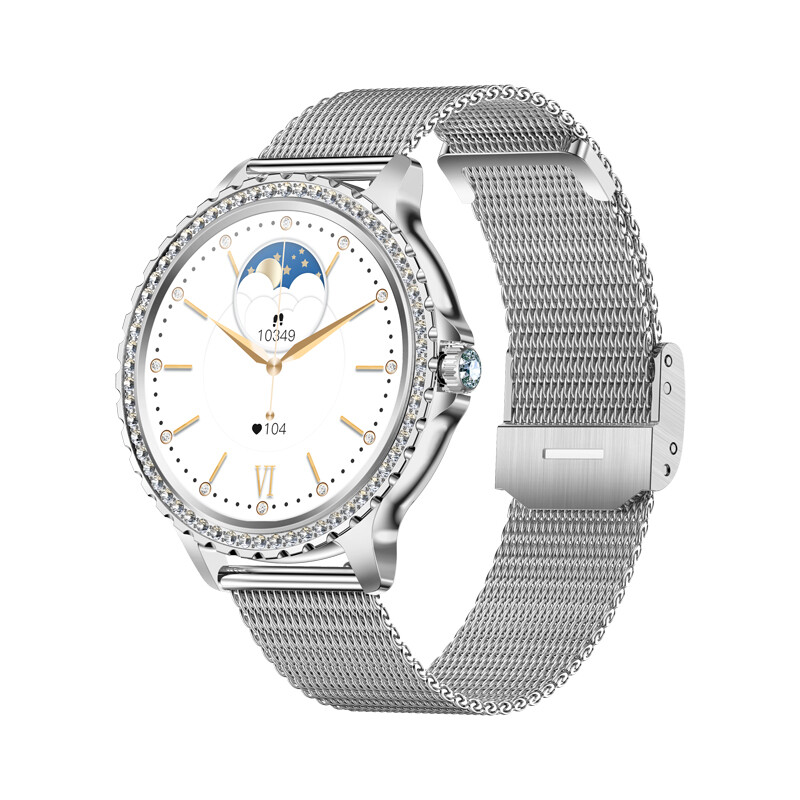 Women’s Fashion Smart Watch with Health Monitoring AI Voice Assistant Waterproof