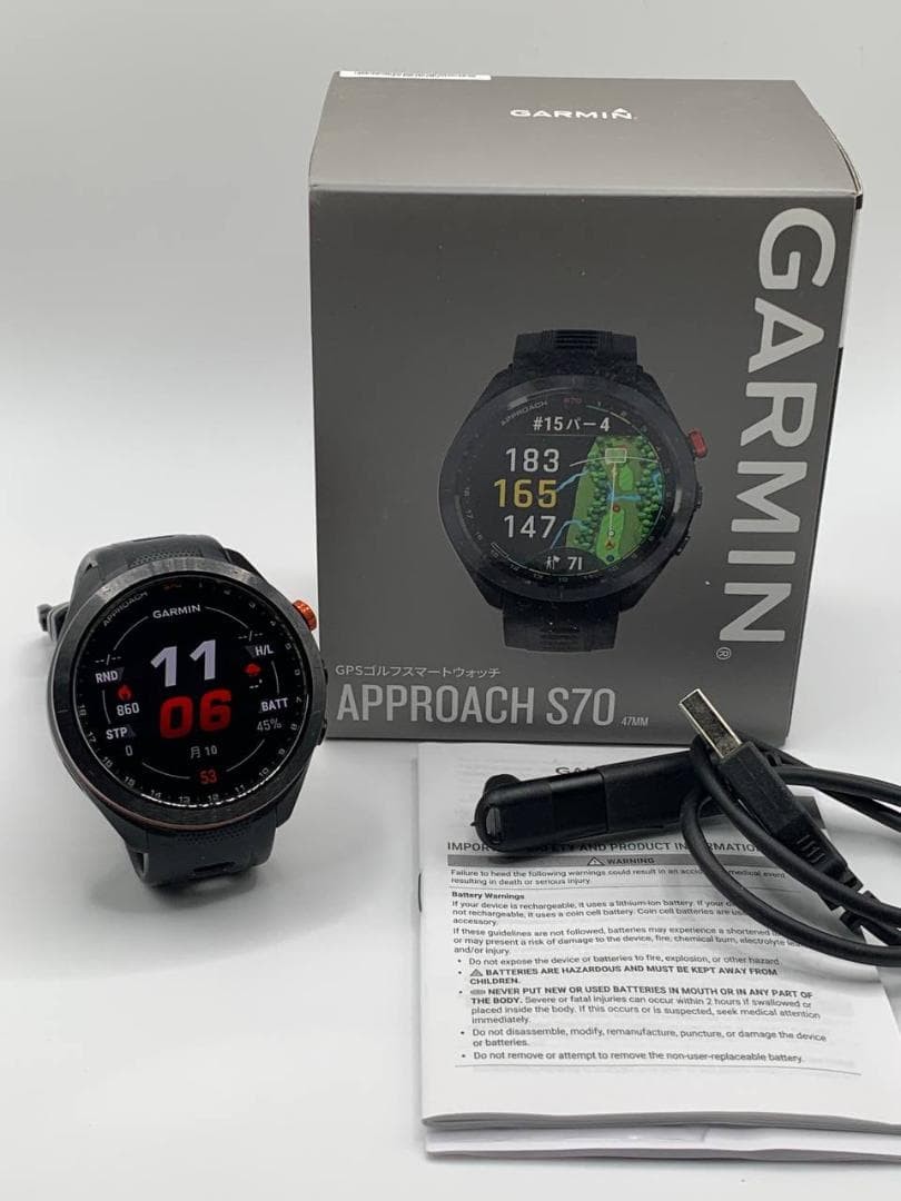 GARMIN Approach S70 Smartwatch GPS Pre-Owned Golf GPS Watch Golf Outdoor