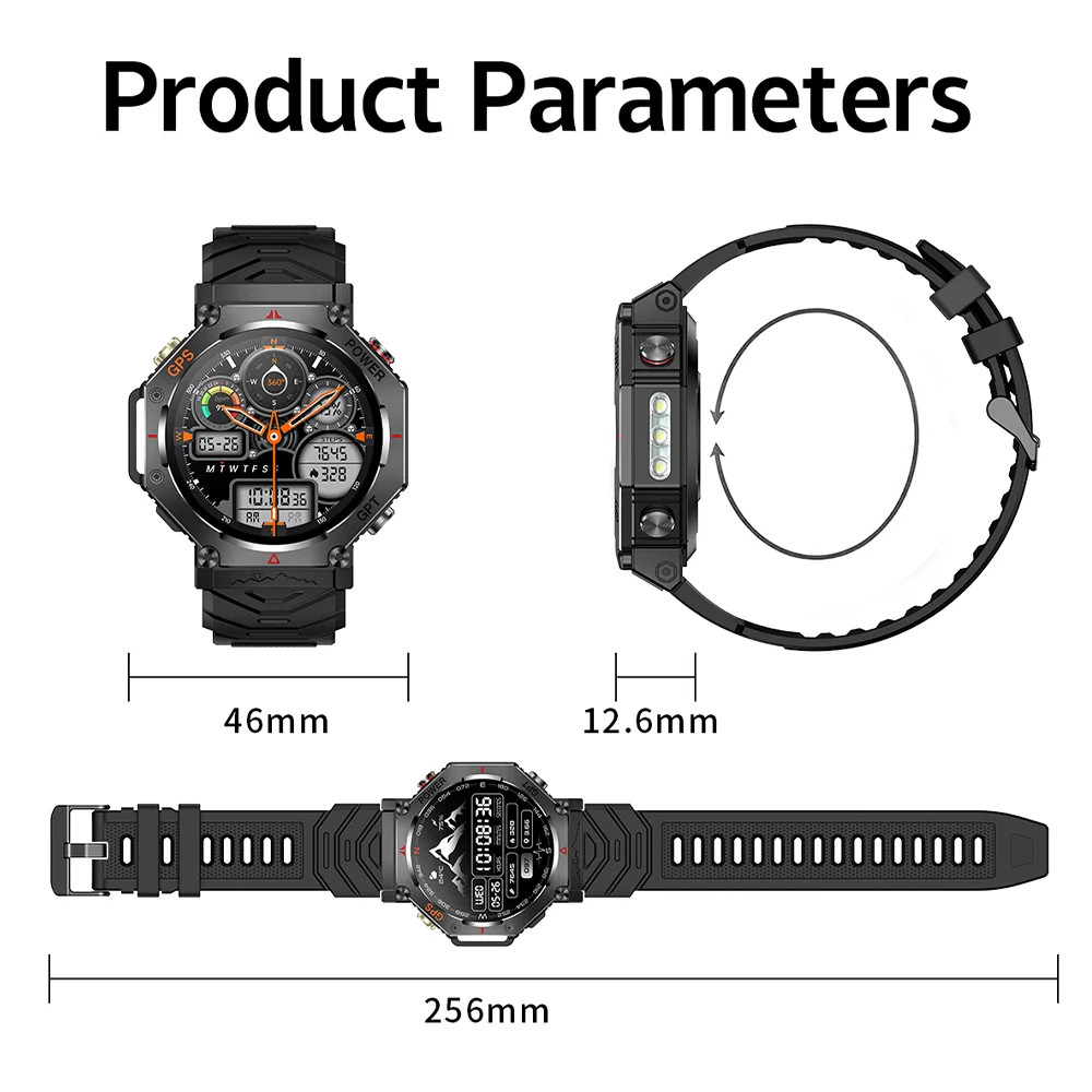 2025 Military Smart Watch For Women/Men (Answer/Make Call) Sport Fitness Tracker