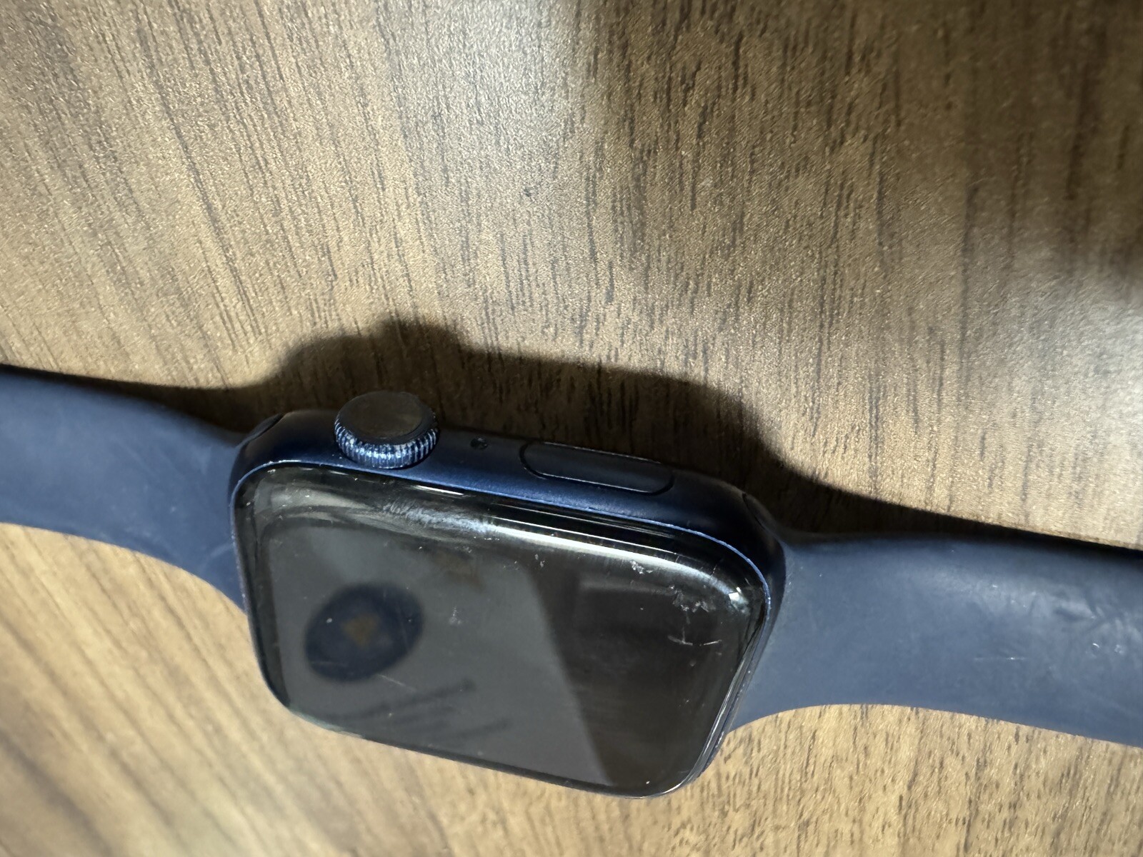 Apple Watch Series 6 44 mm Blue Aluminum Case with Deep Navy Sport Band…