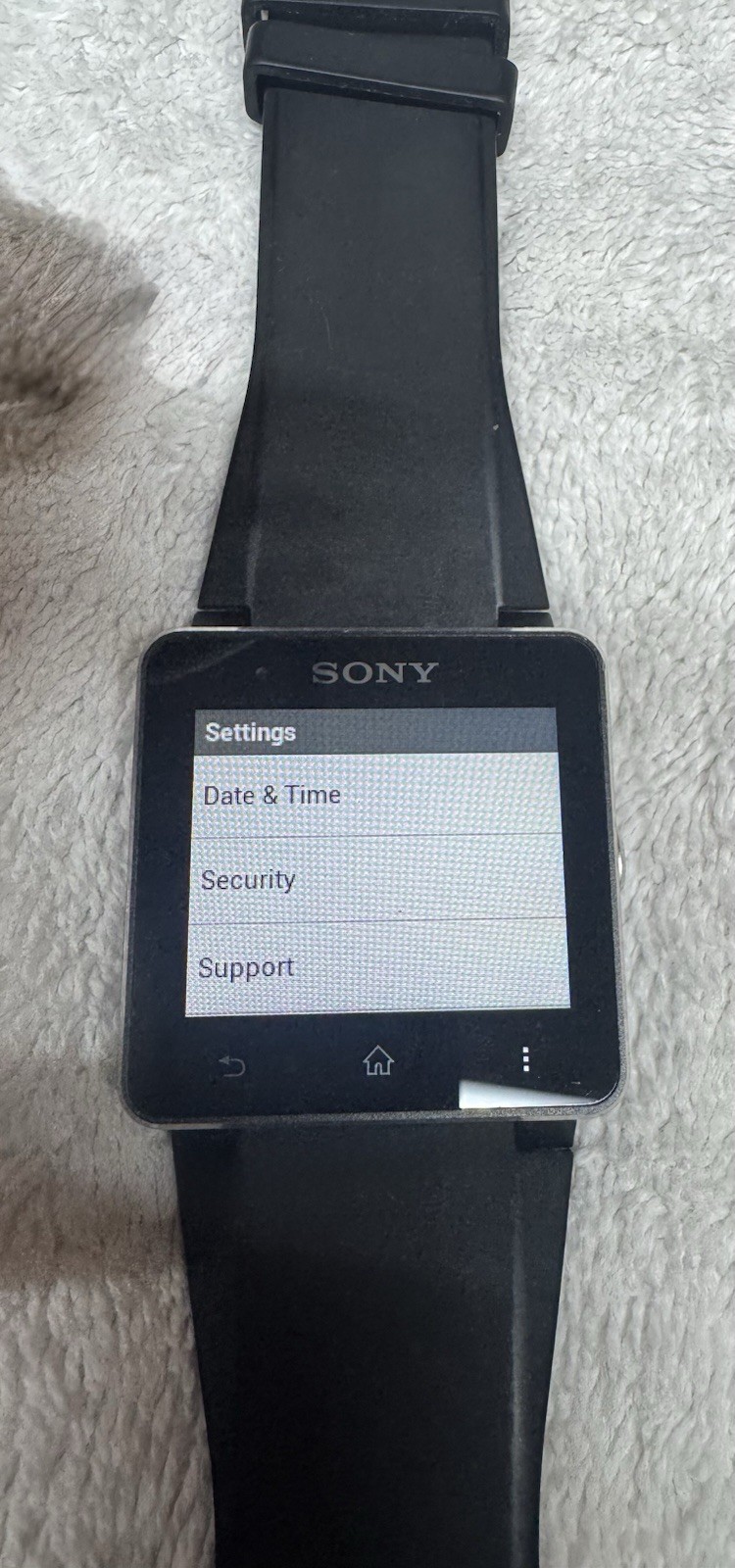 Sony Smart Watch SW2 For Android Bluetooth with Charging Cord