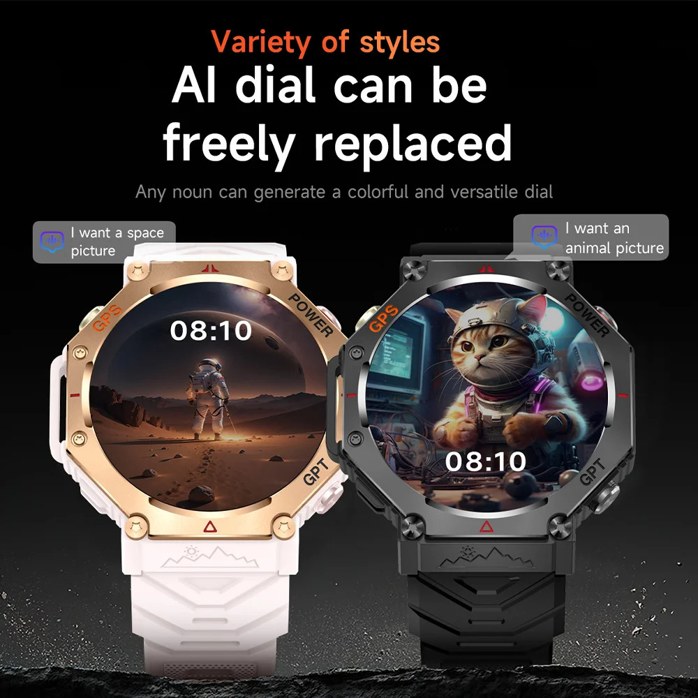2025 Military Smart Watch For Women/Men (Answer/Make Call) Sport Fitness Tracker