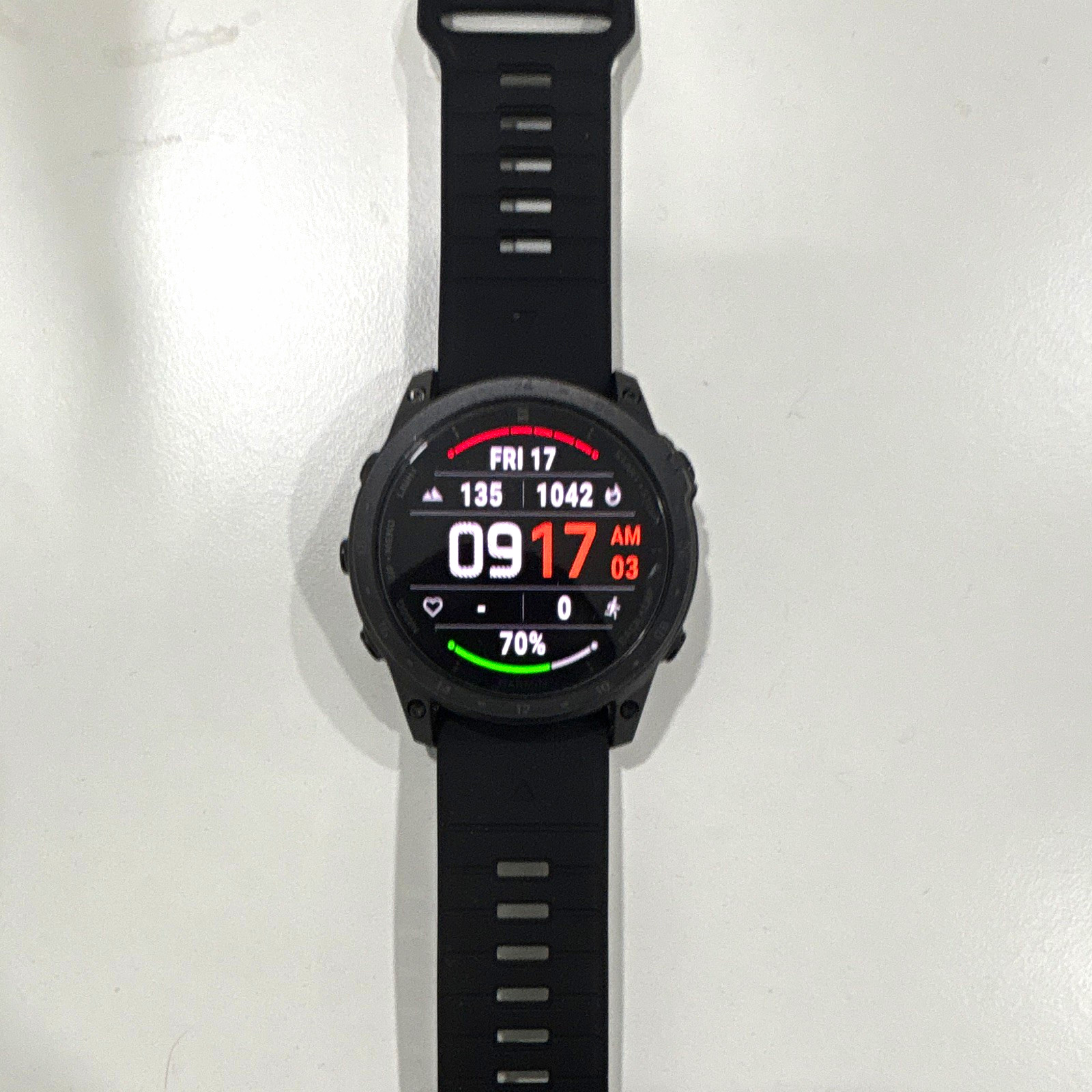 Garmin tactix 7 Amoled 51mm GPS Heart Rate Monitor Black Silicone Band
