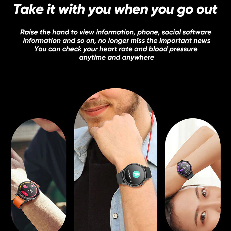 LIGE Unisex Smart Watch Waterproof Multi-Sports Weather Forecast For Android IOS