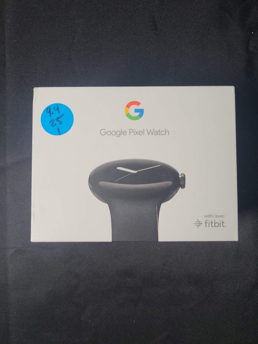 Google Pixel Watch With/avec Fitbit – Matte Clack Stainless Steel