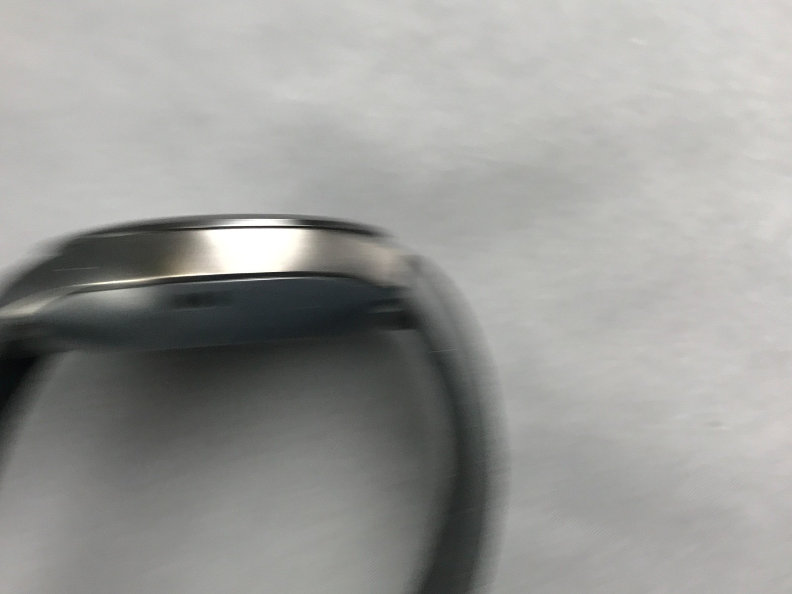 Samsung Gear S2 316L Stainless Steel Case Black Silicone Band Smart Watch UNTEST
