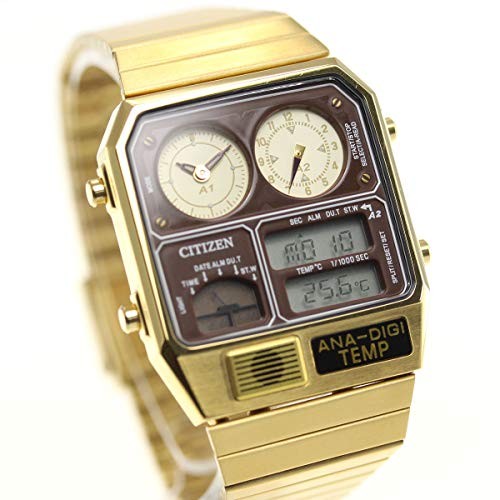 [Citizen] CITIZEN Anadisy Temp ANA-DIGI TEMP Reprint Model Watch Gold JG2103-72X