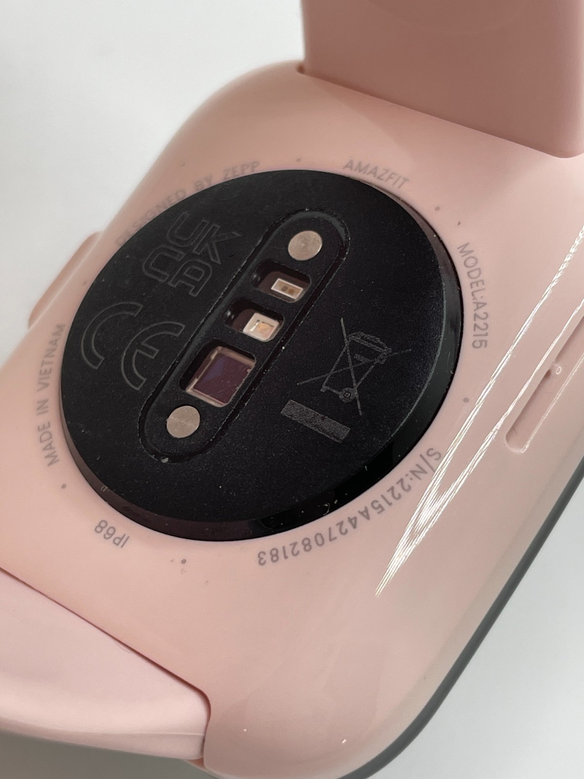 Amazfit Bip 3 A2215 Pink Bluetooth Heart Rate Monitor Smartwatch