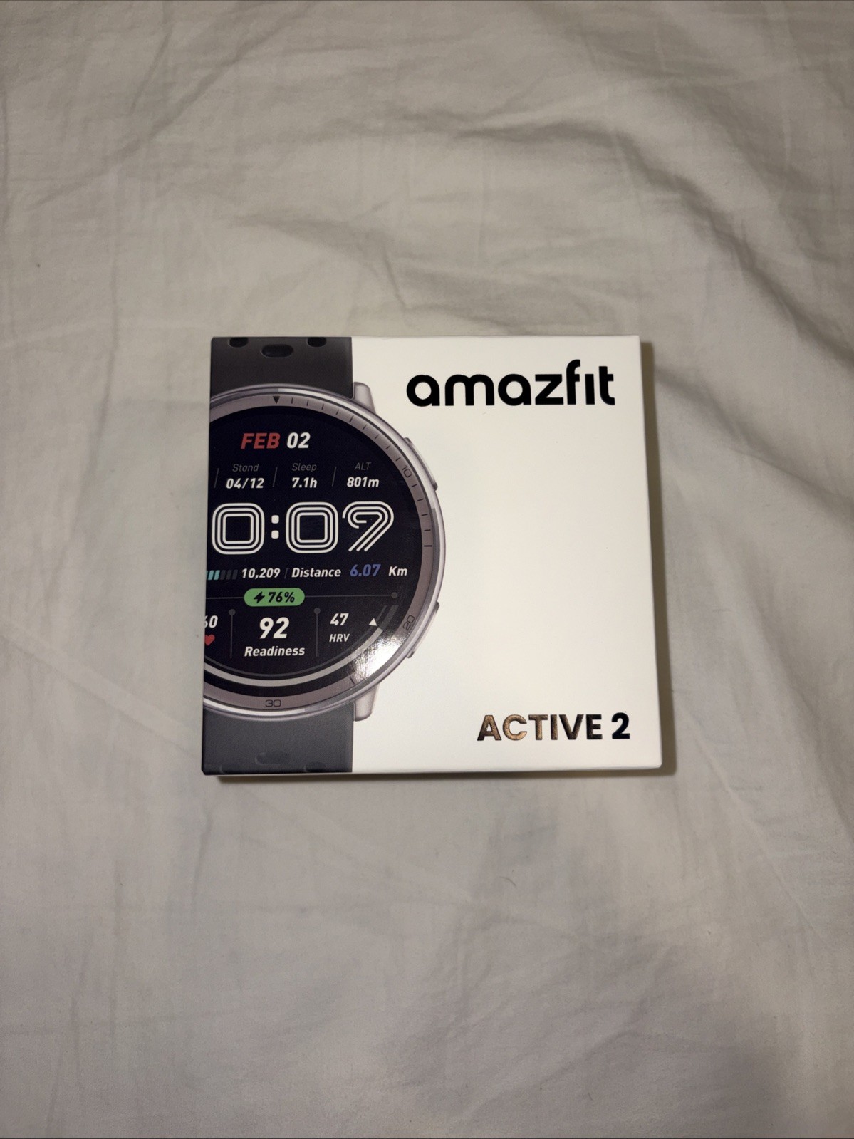 NEW SEALED Amazfit Active 2 44mm Round Smartwatch Black