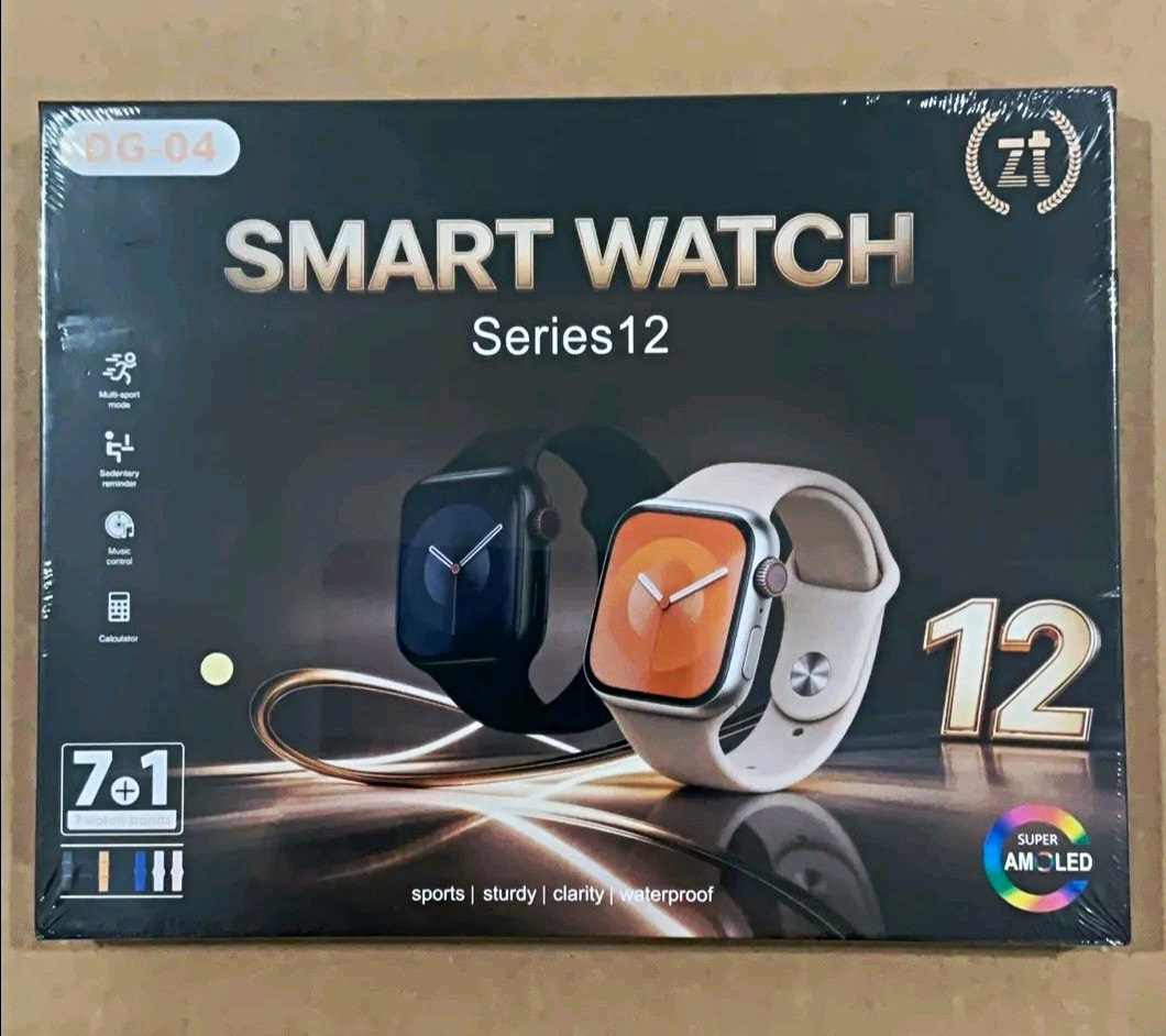 Series12 DG-04 Smart Watch Super AMOLED Bluetooth Touch Fitness Voice Camera