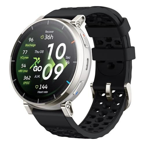 Amazfit Active 3 Premium 45mm Smartwatch Apex Silver