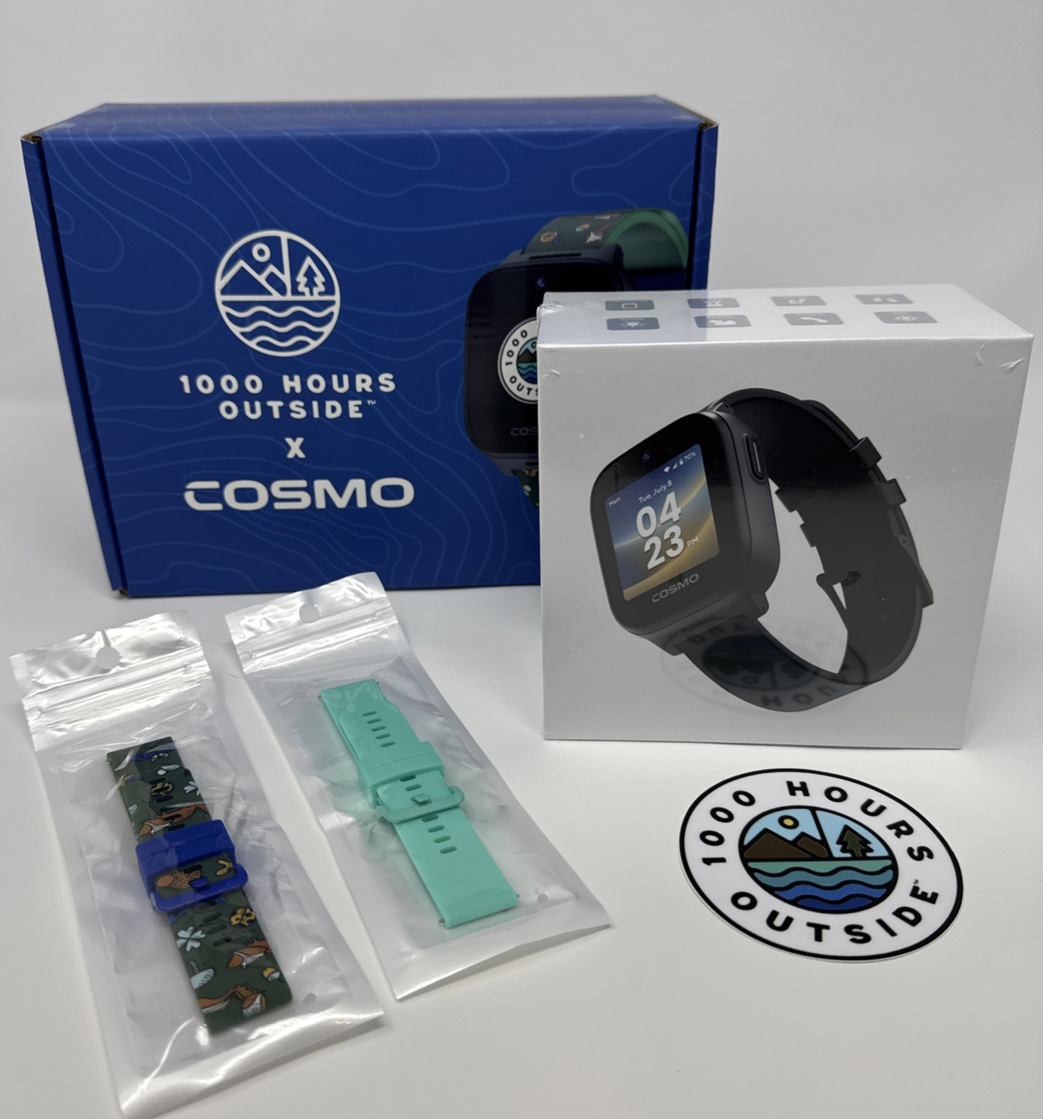 NEW/SEALED | Cosmo JrTrack 5 Kids Smart Watch GPS 1000 Hours Outside Bundle