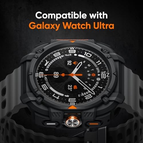 2 Pack Rugged TPU Case for Samsung Galaxy Watch Ultra 47mm and Watch 8 40mm/44mm