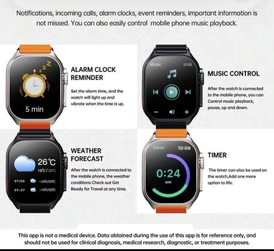 Bluetooth Smart Watch Call Fitness Tracker Men Women Heart Rate Blood Pressure