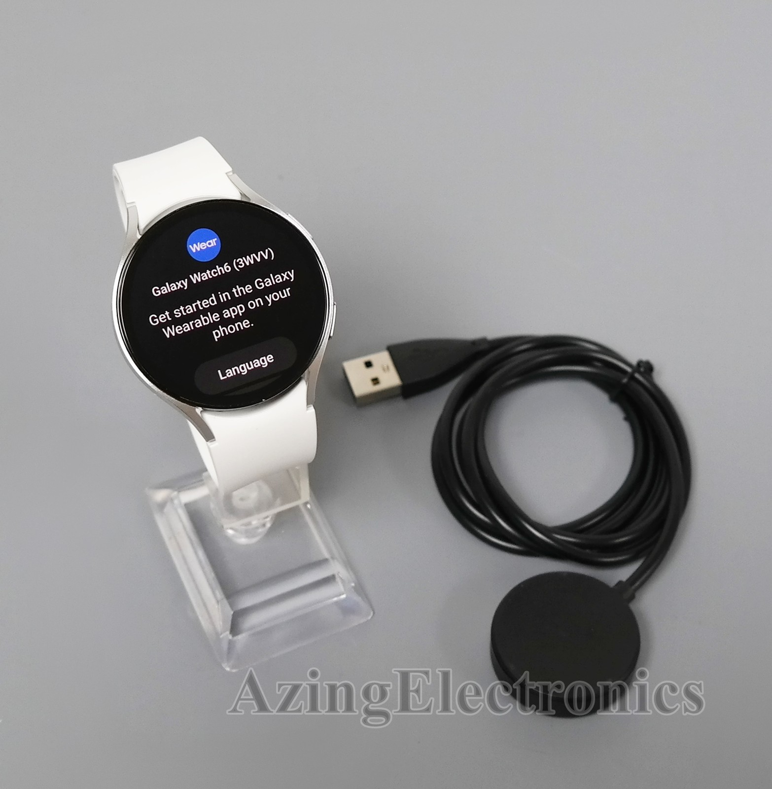 Samsung Galaxy Watch6 SM-R940 44mm Aluminum Case with Sport Band – Silver