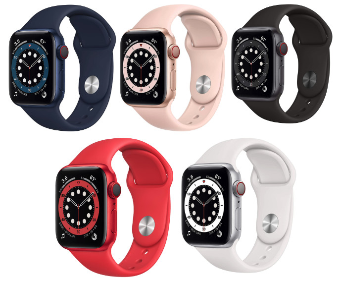 Apple Watch Series 6 44mm (GPS + Cellular) Aluminum Case – Used Poor