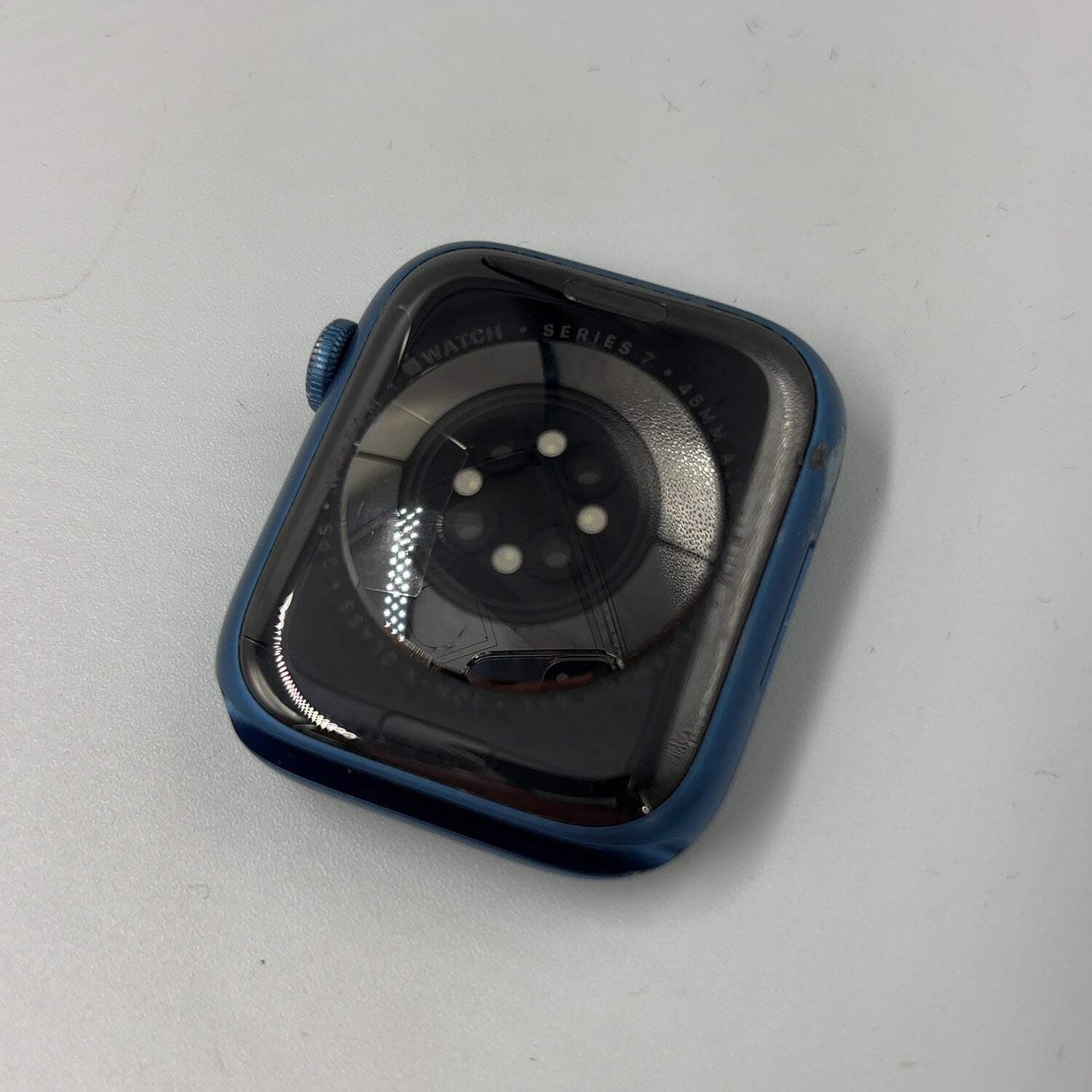 Broken GPS Only Apple Watch Series 7 45MM Aluminum MKNR3LL/A Bad Batt Face Only