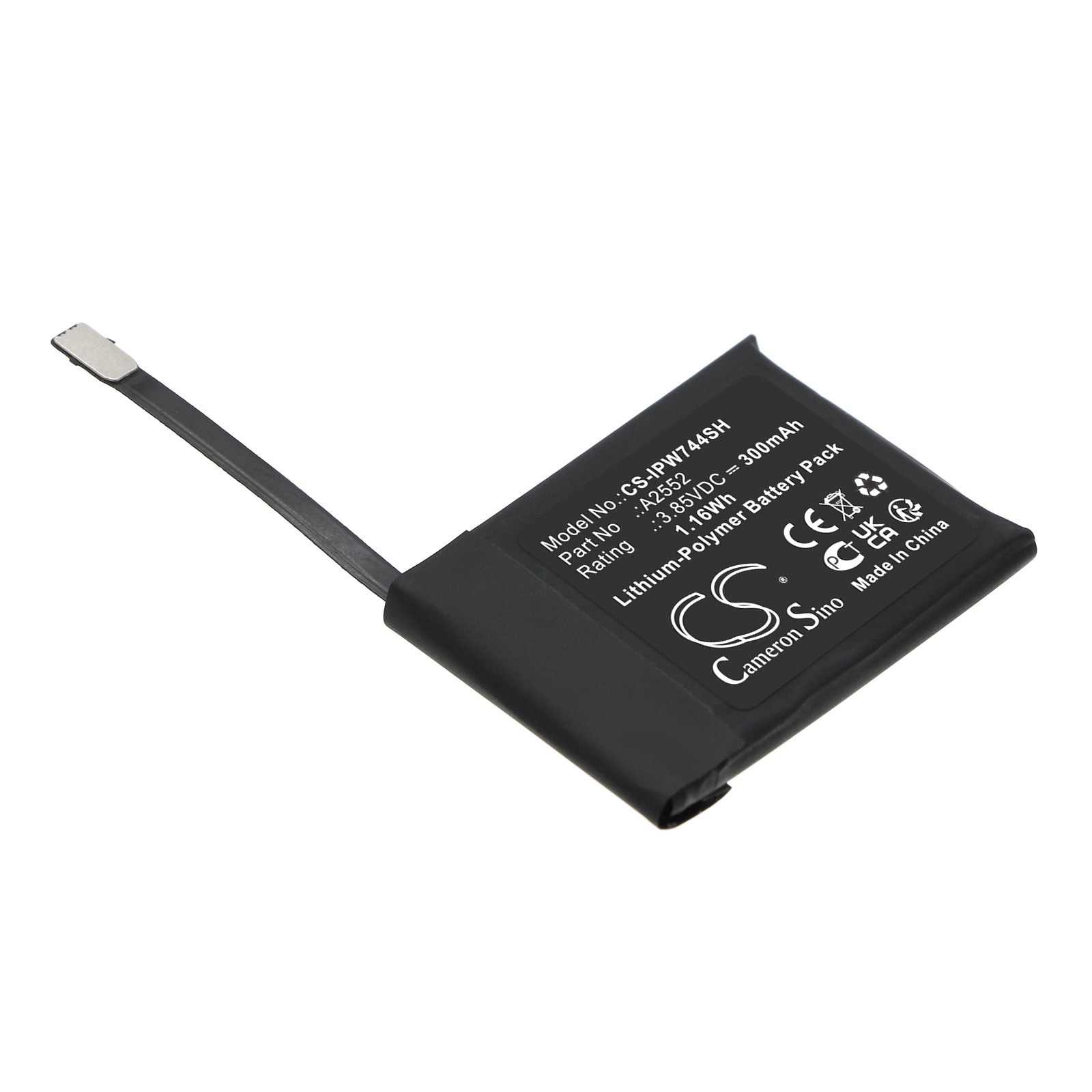 BATTERIE 300mAh Type A2552 For Apple Watch Series S7 45mm