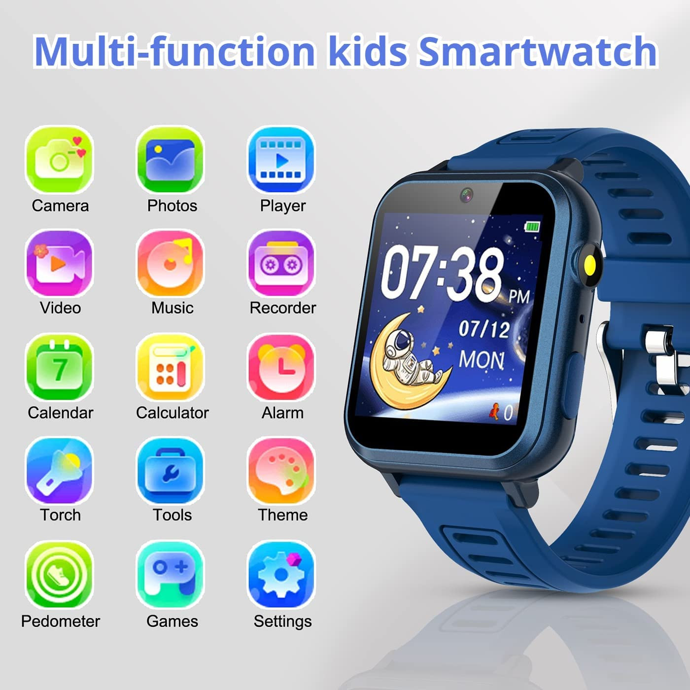 Smart Watch for Kids with 24 Puzzle Games HD Touch Screen Camera Music Player…