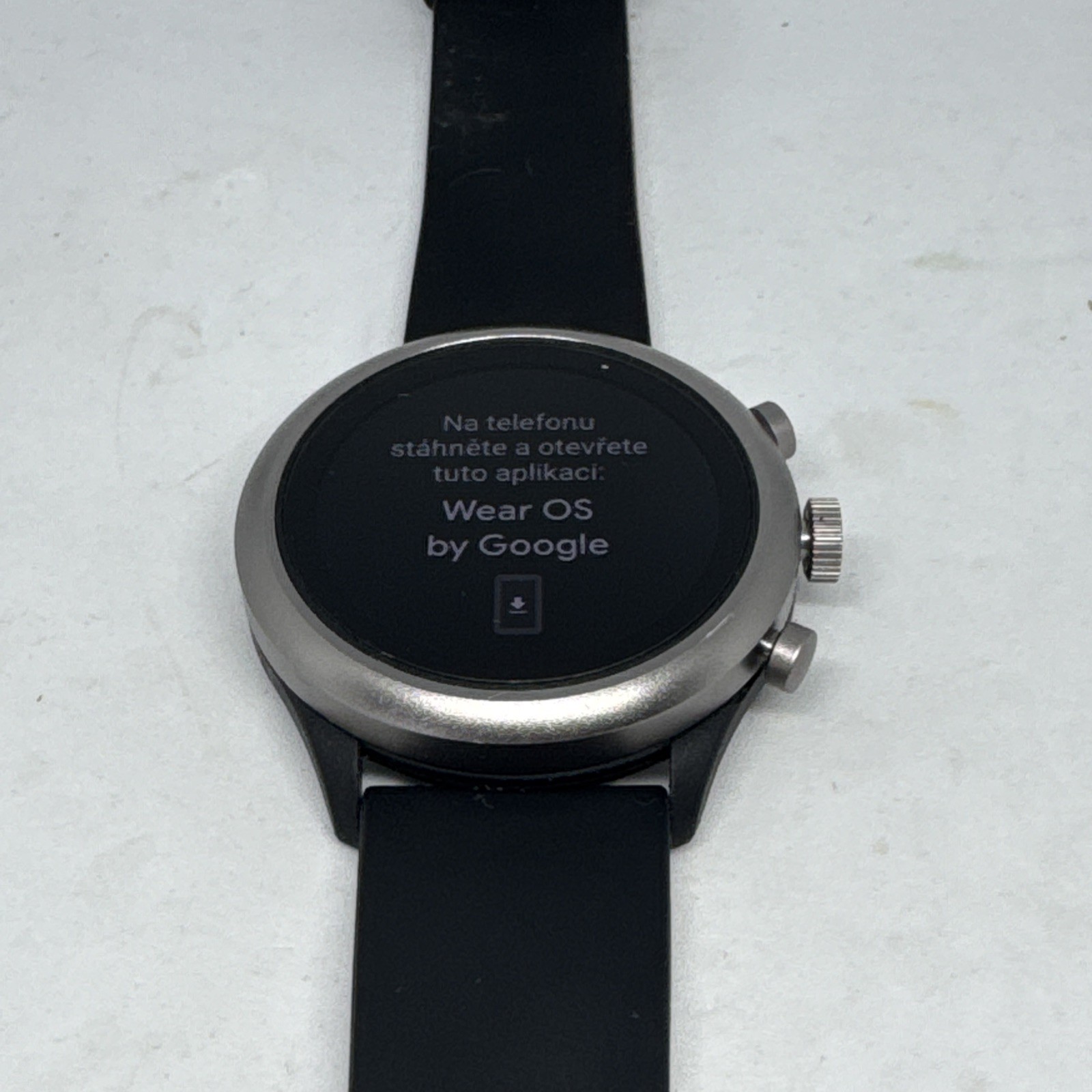 Fossil Sport Gen4 Smart Watch Black Silicone Dark Gray DW9F2