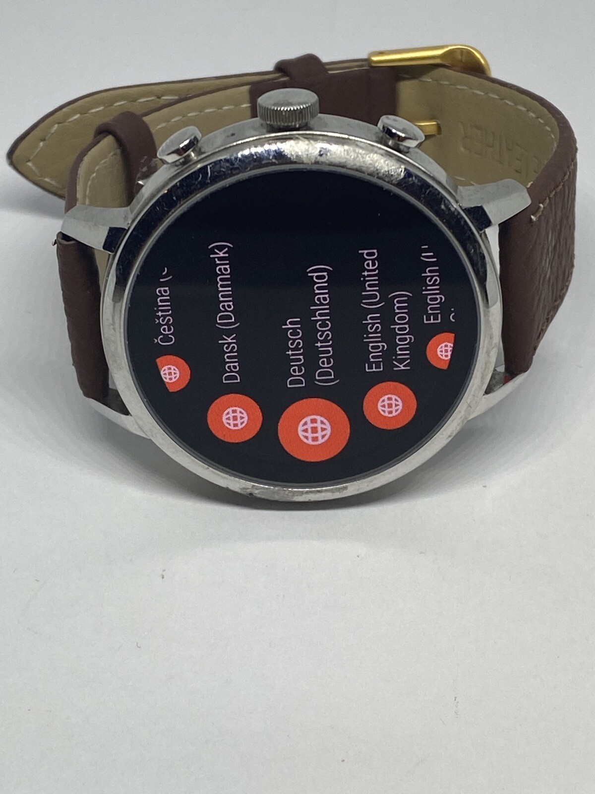Fossil Gen 4 Authentic Digital Dial Smart Watch Custom Band FTW6014 AB458