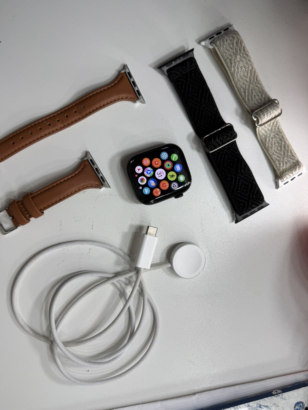 Apple Watch Gen 10 Series 10 46mm Jet Black Aluminum – Black Sport Band