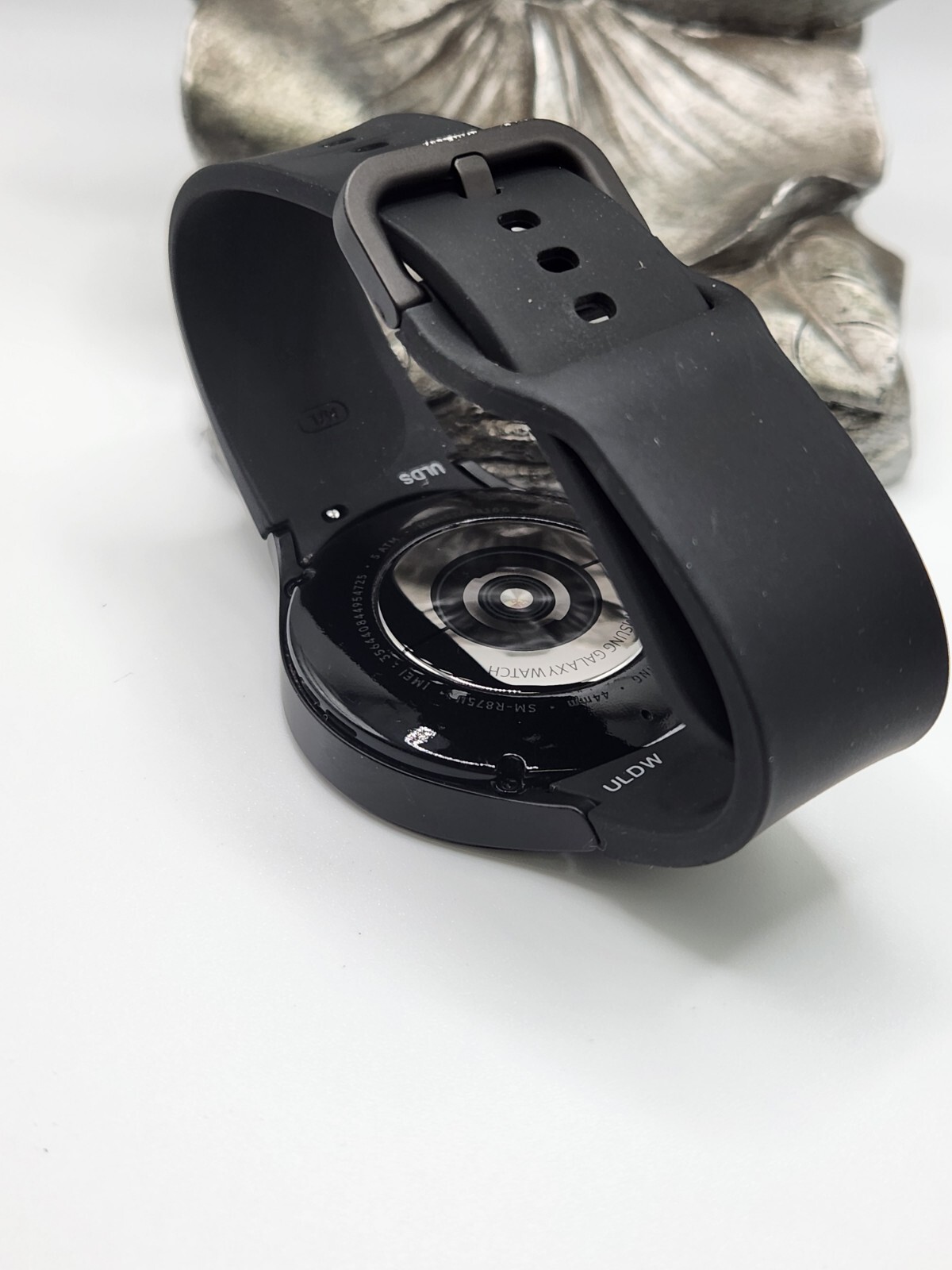 Samsung Galaxy Watch4 SM-R875U 44mm Black Aluminum Sport Band- Very Good #147